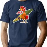 Chicken Joe T-Shirt - Retro Graphic Tee for Men & Women - Navy