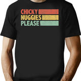 Chicky Nuggies Meme Nuggets Vintage Distressed T-Shirt - Black