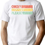 Chicky Nuggies Meme Nuggets Vintage Distressed T-Shirt - White