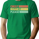 Chicky Nuggies Meme Nuggets Vintage Distressed T-Shirt - Green