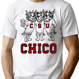 Chico State Vintage Drinking Wildcats Logo From The 1970x27s 1980x27s Classic Copy Copy T-Shirt - White