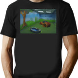 Childhood T-Shirt for Men & Women, T-Shirts Graphic Tee - Black