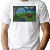 Childhood T-Shirt for Men & Women, T-Shirts Graphic Tee - White