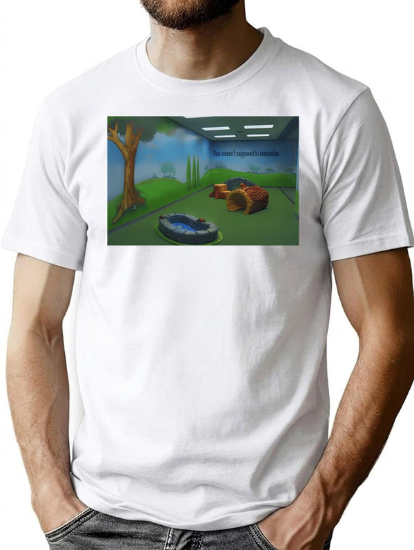 Childhood T-Shirt for Men & Women, T-Shirts Graphic Tee - White