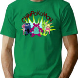 Chinpokomon Gotta Buy Em All T-Shirt - Retro Graphic Tee for Men & Women - Green