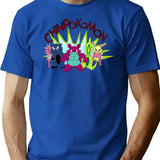 Chinpokomon Gotta Buy Em All T-Shirt - Retro Graphic Tee for Men & Women - Blue