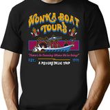 Chocolate Boat Tours Dks T-Shirt for Men & Women, T-Shirts Graphic Tee - Black