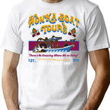 Chocolate Boat Tours Dks T-Shirt for Men & Women, T-Shirts Graphic Tee - White