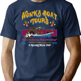 Chocolate Boat Tours Dks T-Shirt for Men & Women, T-Shirts Graphic Tee - Navy