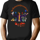 Chocolate Factory T-Shirt - Retro Graphic Tee for Men & Women - Black
