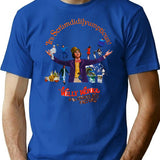 Chocolate Factory T-Shirt - Retro Graphic Tee for Men & Women - Blue