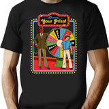Choose Your Prize T-Shirt - Retro Graphic Tee for Men & Women - Black