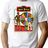 Choose Your Prize T-Shirt - Retro Graphic Tee for Men & Women - White