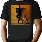 Chris Whitley Painting Classic T-Shirt - Retro Graphic Tee for Men & Women - Black
