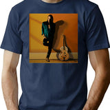 Chris Whitley Painting Classic T-Shirt - Retro Graphic Tee for Men & Women - Navy