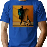 Chris Whitley Painting Classic T-Shirt - Retro Graphic Tee for Men & Women - Blue