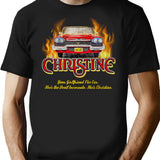 Christine 58 Plymouth Fury Worn T-Shirt for Men & Women, T-Shirts Graphic Tee - Black