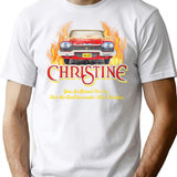 Christine 58 Plymouth Fury Worn T-Shirt for Men & Women, T-Shirts Graphic Tee - White