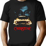 Christine Face T-Shirt for Men & Women, T-Shirts Graphic Tee - Black