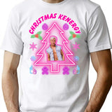 Christmas Kenergy T-Shirt - Retro Graphic Tee for Men & Women - White