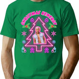 Christmas Kenergy T-Shirt - Retro Graphic Tee for Men & Women - Green
