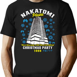 Christmas Nakatomi Building Die Hard T-Shirt for Men & Women, T-Shirts Graphic Tee - Black