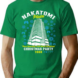 Christmas Nakatomi Building Die Hard T-Shirt for Men & Women, T-Shirts Graphic Tee - Green