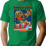 Christmas Safety T-Shirt - Retro Graphic Tee for Men & Women - Green