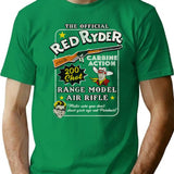 Christmas Story Official Red Ryder Carbine Action 200 Shot Range Model Air Rifle T-Shirt for Men & Women, T-Shirts Graphic Tee - Green