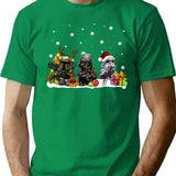 Christmas T-Shirt - Retro Graphic Tee for Men & Women - Green