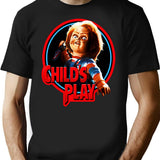 Chucky T-Shirt for Men & Women, T-Shirts Graphic Tee - Black