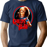Chucky T-Shirt for Men & Women, T-Shirts Graphic Tee - Navy