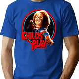 Chucky T-Shirt for Men & Women, T-Shirts Graphic Tee - Blue