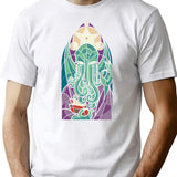 Church Of Cthulhu T-Shirt for Men & Women, T-Shirts Graphic Tee - White