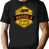 Cicadas Brood X The Great Eastern Brood T-Shirt - Black