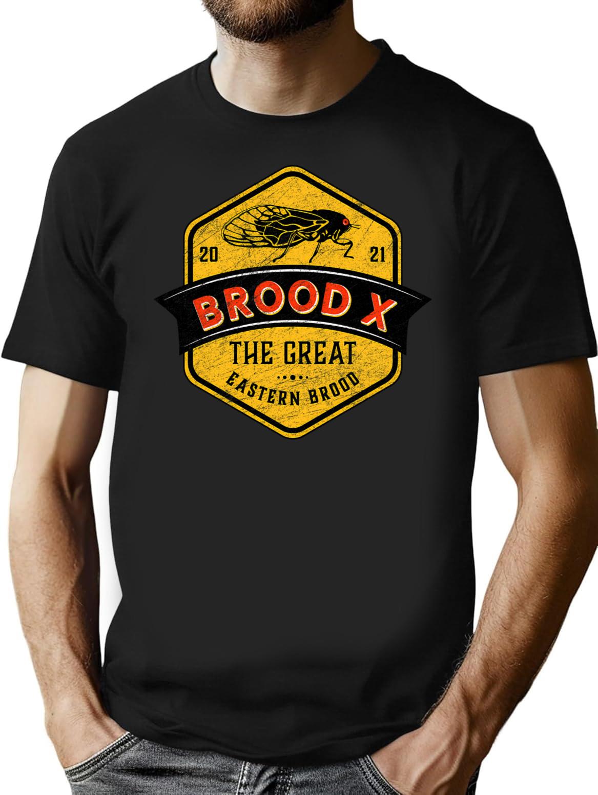Cicadas Brood X The Great Eastern Brood T-Shirt - Black