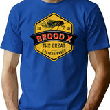 Cicadas Brood X The Great Eastern Brood T-Shirt - Blue