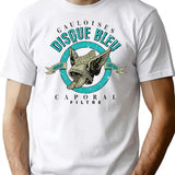 Cigarettes Disque Bleu Filtre 1954 T-Shirt - Retro Graphic Tee for Men & Women - White