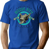 Cigarettes Disque Bleu Filtre 1954 T-Shirt - Retro Graphic Tee for Men & Women - Blue