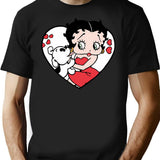 Cinta Anjing T-Shirt - Retro Graphic Tee for Men & Women - Black