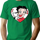 Cinta Anjing T-Shirt - Retro Graphic Tee for Men & Women - Green