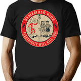 Cips Retro Sign - Electricity Will Kill You T-Shirt for Men & Women, T-Shirts Graphic Tee - Black