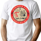 Cips Retro Sign - Electricity Will Kill You T-Shirt for Men & Women, T-Shirts Graphic Tee - White