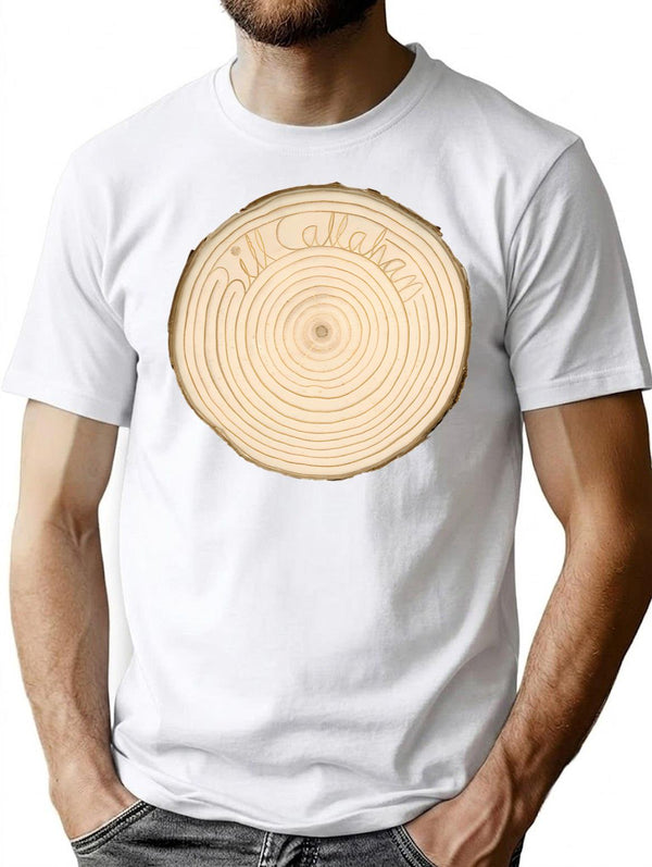 Circle Line T-Shirt for Men & Women, T-Shirts Graphic Tee - White