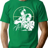 City Hunter T-Shirt for Men & Women, T-Shirts Graphic Tee - Green