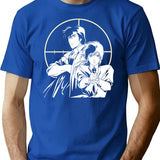 City Hunter T-Shirt for Men & Women, T-Shirts Graphic Tee - Blue