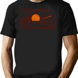 City Of Tomorrow T-Shirt - Retro Graphic Tee for Men & Women - Black