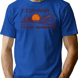 City Of Tomorrow T-Shirt - Retro Graphic Tee for Men & Women - Blue