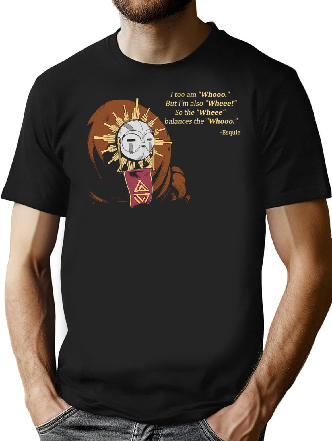 Clair Obscur Expedition 33 Esquie Funny Quotes T-Shirt - Black