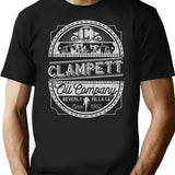 Clampett Oil Co T-Shirt for Men & Women, T-Shirts Graphic Tee - Black